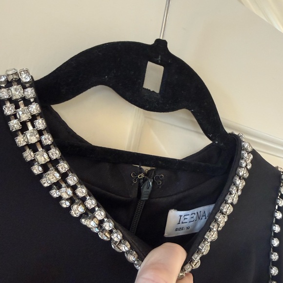 Mac Duggal Black Evening Gown with Embellished Neckline - Picture 5 of 6